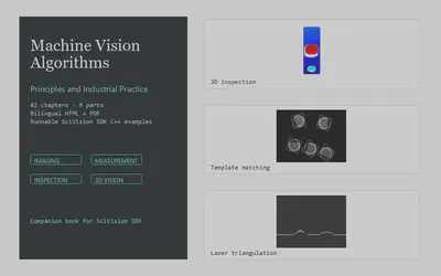 Machine vision algorithms book preview