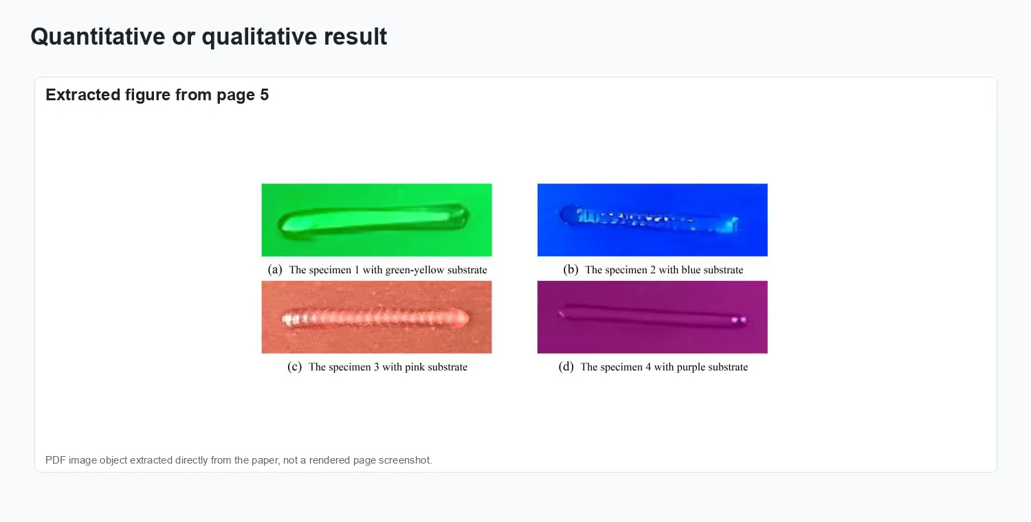 Volume Measurement Technology of Dispensing Transparent Adhesives Based on Line Laser Scanning - Result comparison