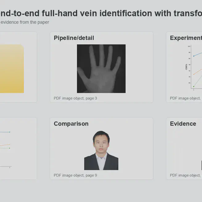 VeinTr: Robust end-to-end full-hand vein identification with transformer