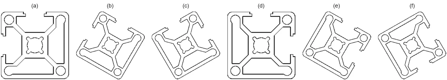 Representative contour matching result row