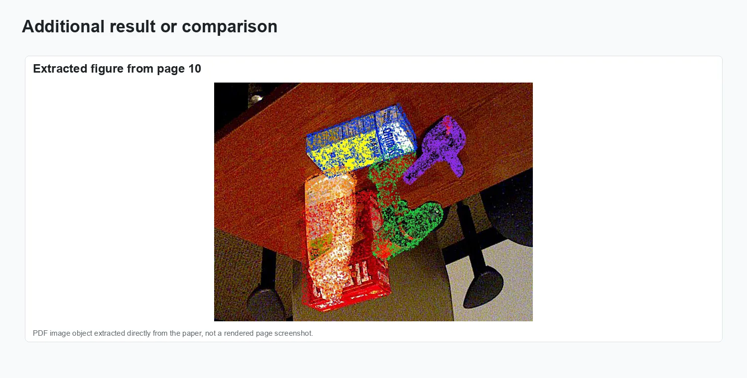 GCMA6D: Graph Convolution and Cross-Modality Attention Fusion for 6D Pose Estimation - Additional visual result
